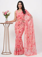 Load image into Gallery viewer, Beautiful Digital Print Soft Siri Chiffon Saree with Blouse