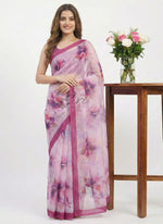 Load image into Gallery viewer, Beautiful Digital Print Soft Siri Chiffon Saree with Blouse