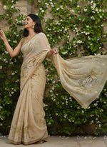 Load image into Gallery viewer, Beautiful Digital Print Soft Siri Chiffon Saree with Blouse