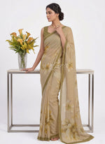 Load image into Gallery viewer, Beautiful Digital Print Soft Siri Chiffon Saree with Blouse