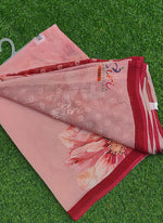 Load image into Gallery viewer, Beautiful Digital Print Soft Siri Chiffon Saree with Blouse
