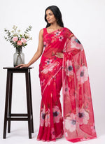Load image into Gallery viewer, Beautiful Digital Print Premium Soft Siri Chiffon Saree