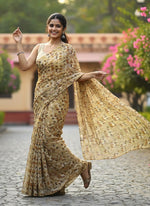 Load image into Gallery viewer, Beautiful Digital Print Premium Soft Siri Chiffon Saree
