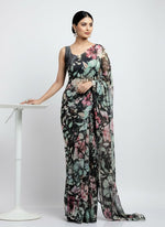 Load image into Gallery viewer, Beautiful Digital Print Premium Soft Siri Chiffon Saree
