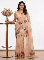 Load image into Gallery viewer, Beautiful Digital Print Premium Soft Siri Chiffon Saree