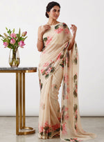 Load image into Gallery viewer, Beautiful Digital Print Premium Soft Siri Chiffon Saree
