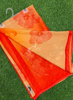 Load image into Gallery viewer, Beautiful Digital Print Soft Siri Chiffon Saree with Blouse

