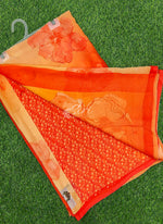 Load image into Gallery viewer, Beautiful Digital Print Soft Siri Chiffon Saree with Blouse
