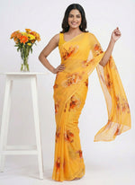 Load image into Gallery viewer, Beautiful Digital Print Premium Soft Siri Chiffon Saree