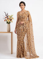 Load image into Gallery viewer, Digital Print Siri Chiffon Saree