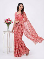 Load image into Gallery viewer, Beautiful Digital Print Premium Soft Siri Chiffon Saree