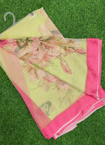 Load image into Gallery viewer, Beautiful Digital Print Soft Siri Chiffon Saree with Blouse