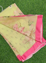 Load image into Gallery viewer, Beautiful Digital Print Soft Siri Chiffon Saree with Blouse