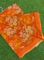Load image into Gallery viewer, Beautiful Digital Print Soft Siri Chiffon Saree with Blouse