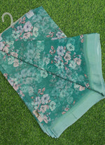 Load image into Gallery viewer, Beautiful Digital Print Soft Siri Chiffon Saree with Blouse