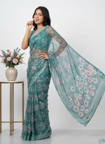 Load image into Gallery viewer, Beautiful Digital Print Soft Siri Chiffon Saree with Blouse