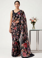 Load image into Gallery viewer, Siri Collections Premium Digital Print Soft Chiffon Saree