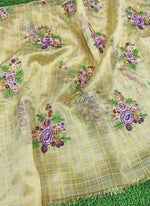 Load image into Gallery viewer, Beautiful Organza Fabric in Embroidery Work Motifs
