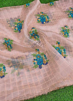 Load image into Gallery viewer, Beautiful Organza Fabric in Embroidery Work Motifs
