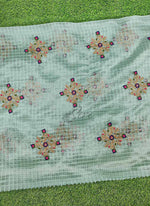 Load image into Gallery viewer, Lovely Organza Fabric in Embroidery Sequins Work
