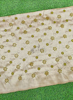 Load image into Gallery viewer, Lovely Semi Tussar Fabric in Embroidery Work Butis
