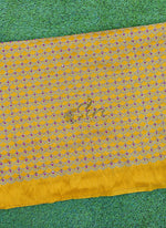 Load image into Gallery viewer, Partywear Raw Silk Fabric in Embroidery Work
