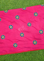 Load image into Gallery viewer, Partywear Raw Silk Fabric in Embroidery Work
