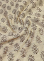Load image into Gallery viewer, Partywear Raw Silk Fabric in Embroidery Work
