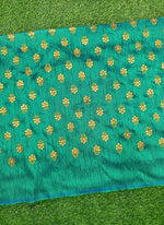 Load image into Gallery viewer, Partywear Raw Silk Fabric in Embroidery Work
