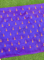 Load image into Gallery viewer, Partywear Raw Silk Fabric in Embroidery Work
