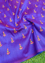Load image into Gallery viewer, Partywear Raw Silk Fabric in Embroidery Work
