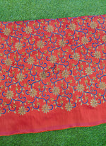 Load image into Gallery viewer, Partywear Raw Silk Fabric in Embroidery Work
