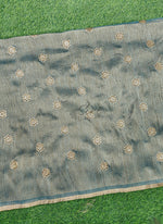 Load image into Gallery viewer, Lovely Raw Silk Fabric in Embroidery Work
