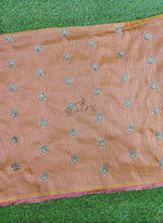 Load image into Gallery viewer, Lovely Raw Silk Fabric in Embroidery Work
