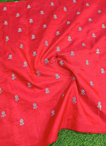 Load image into Gallery viewer, Lovely Raw Silk Fabric in Embroidery Work
