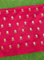 Load image into Gallery viewer, Lovely Raw Silk Fabric in Embroidery Work
