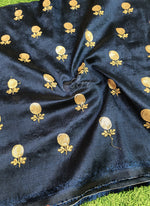 Load image into Gallery viewer, Lovely Raw Silk Fabric in Embroidery Work
