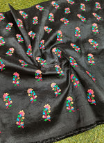 Load image into Gallery viewer, Lovely Raw Silk Fabric in Embroidery Work
