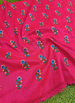 Load image into Gallery viewer, Lovely Raw Silk Fabric in Embroidery Work
