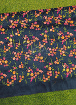 Load image into Gallery viewer, Lovely Raw Silk Fabric in Embroidery Work
