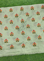 Load image into Gallery viewer, Lovely Raw Silk Fabric in Embroidery Work
