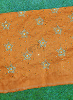 Load image into Gallery viewer, Lovely Raw Silk Fabric in Embroidery Work
