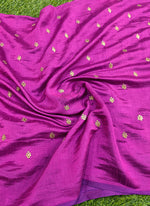 Load image into Gallery viewer, Lovely Soft Fancy Silk Fabric in Embroidery Work
