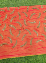 Load image into Gallery viewer, Lovely Fancy Soft Burfi Silk Fabric in Embroidery Work
