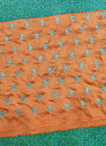 Load image into Gallery viewer, Lovely Raw Silk Fabric in Embroidery Sequins Work
