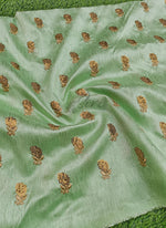Load image into Gallery viewer, Lovely Raw Silk Fabric in Embroidery Sequins Work
