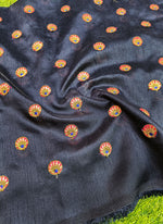 Load image into Gallery viewer, Lovely Raw Silk Fabric in Embroidery Work
