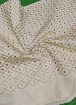 Load image into Gallery viewer, Partywear Raw Silk Fabric in Sequins Mirror Work
