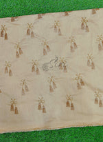 Load image into Gallery viewer, Partywear Raw Silk Fabric in Embroidery Work
