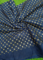 Load image into Gallery viewer, Partywear Raw Silk Fabric in Embroidery Work
